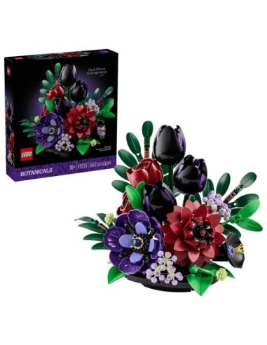 LEGO Botanicals 11513 Kompozycja z ciemnych kwiatów