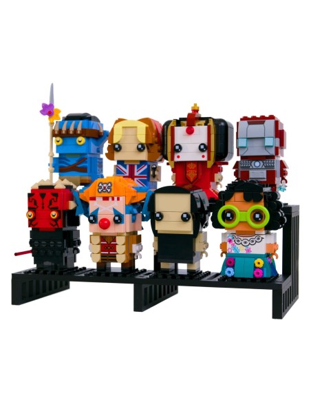 Podstawka pod figurki Lego BrickHeadz - 8 miejsc - ekspozytor - NA PREZENT