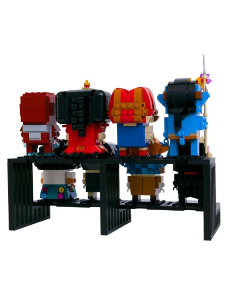 Podstawka pod figurki Lego BrickHeadz - 8 miejsc - ekspozytor - NA PREZENT